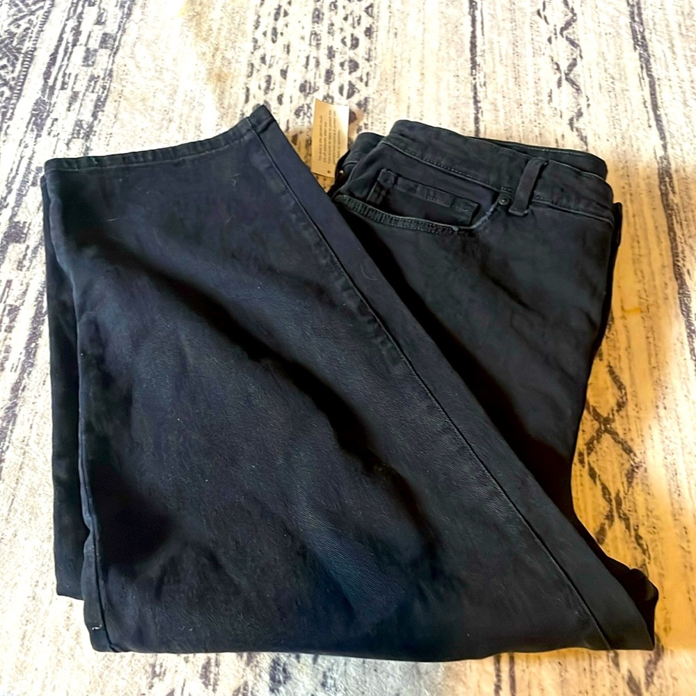 Style &co mom jeans black 16p NWT